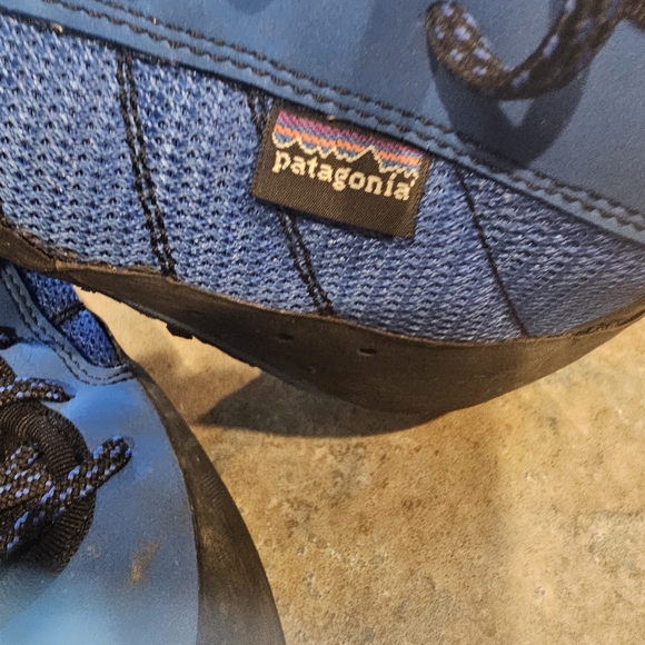 Patagonia Men's Athletic Kayak Shoes in Blue and Black - Picture 8 of 9